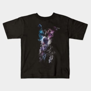 Staffie in the Smoke // Bilcos Designs T-Shirt Kids T-Shirt